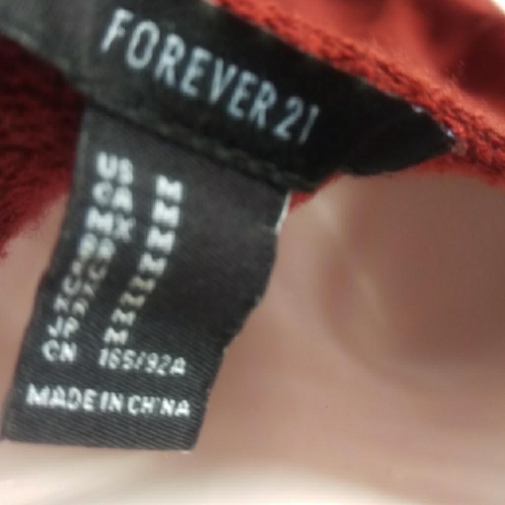 Forever 21 burgundy knit sweater - Picture 8 of 8
